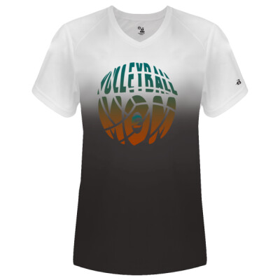 Volleyball Mom Ombre Tee Thumbnail