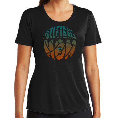 Volleyball Mom performance tee Thumbnail